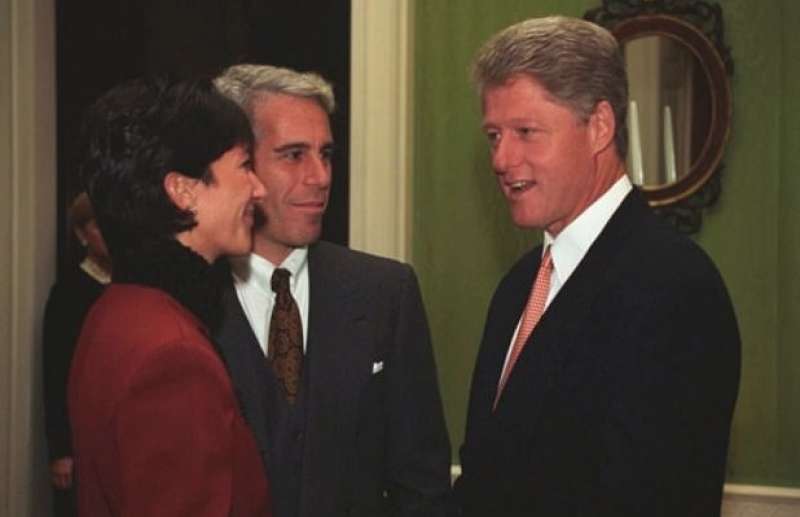 Epstein, Maxwell e Bill Clinton