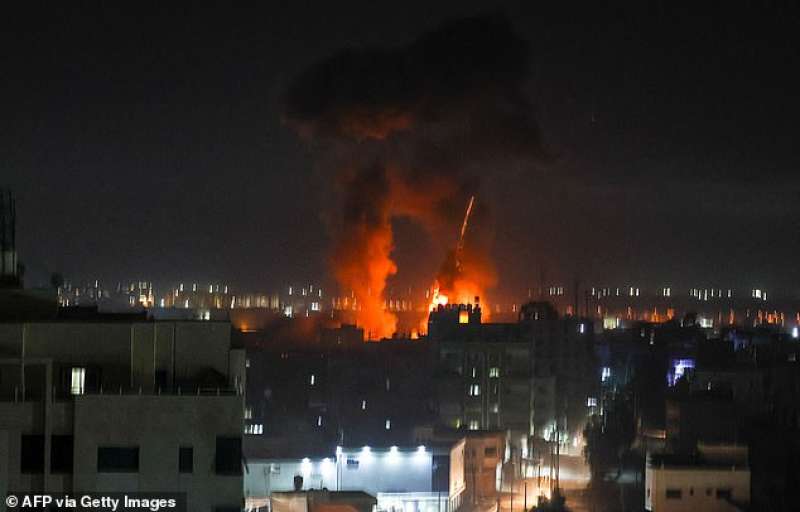 Le esplosioni a Gaza