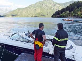 Lo scontro tra barche sul lago di Como 4