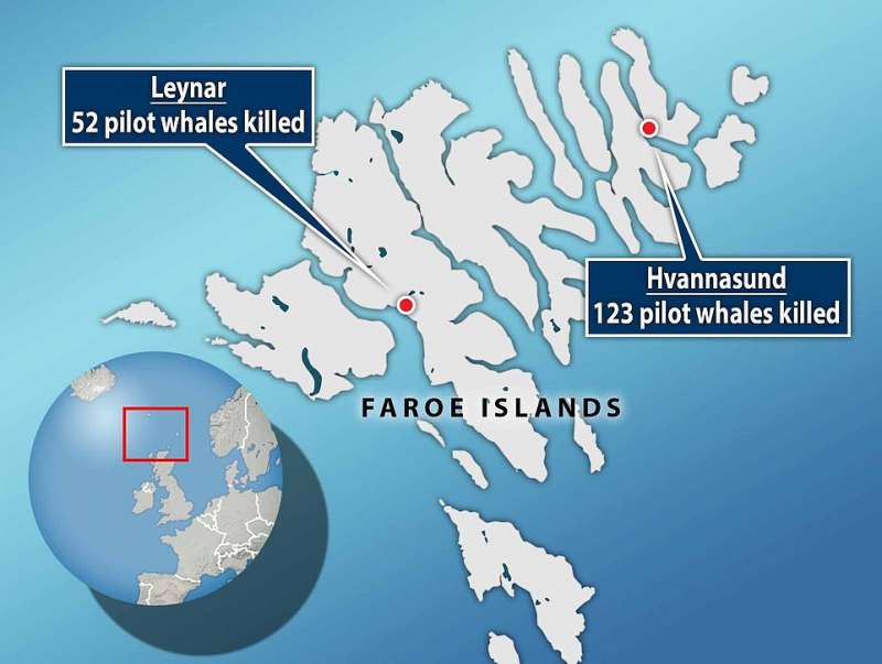 Mappa isole Faroe