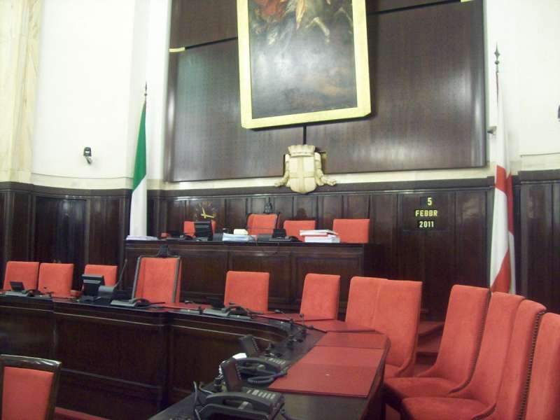 sala del consiglio comunale milano