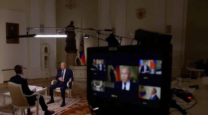 Vladimir Putin intervistato dalla Nbc 2