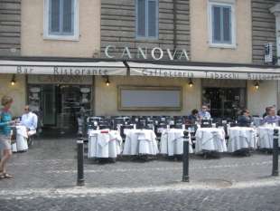 Bar Canova a Piazza del Popolo