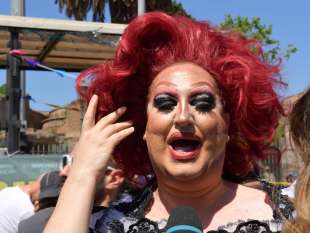 drag queen al roma pride 2022 foto di bacco