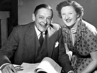 T.S. Eliot e la seconda moglie Valerie Fletcher