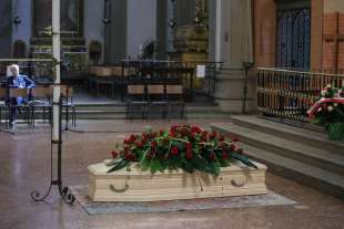 funerali della moglie di romano prodi flavia franzoni