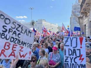 proteste contro il governo in polonia 11