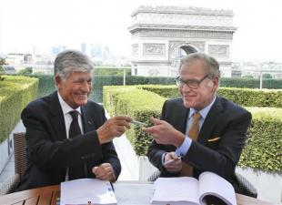maurice levy e john wren a parigi per la fusione publicis omnicom