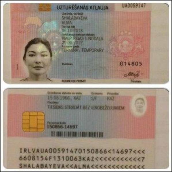 Il passaporto della moglie di Mukhtar Ablyazov