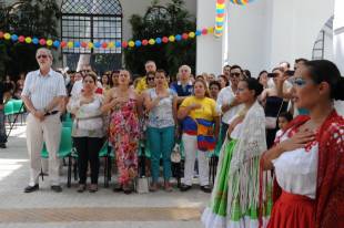 festa colombiana all' aranciera inno nazionale colombiano