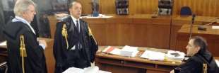 Antonio Sangermano con avvocati Berlusconi