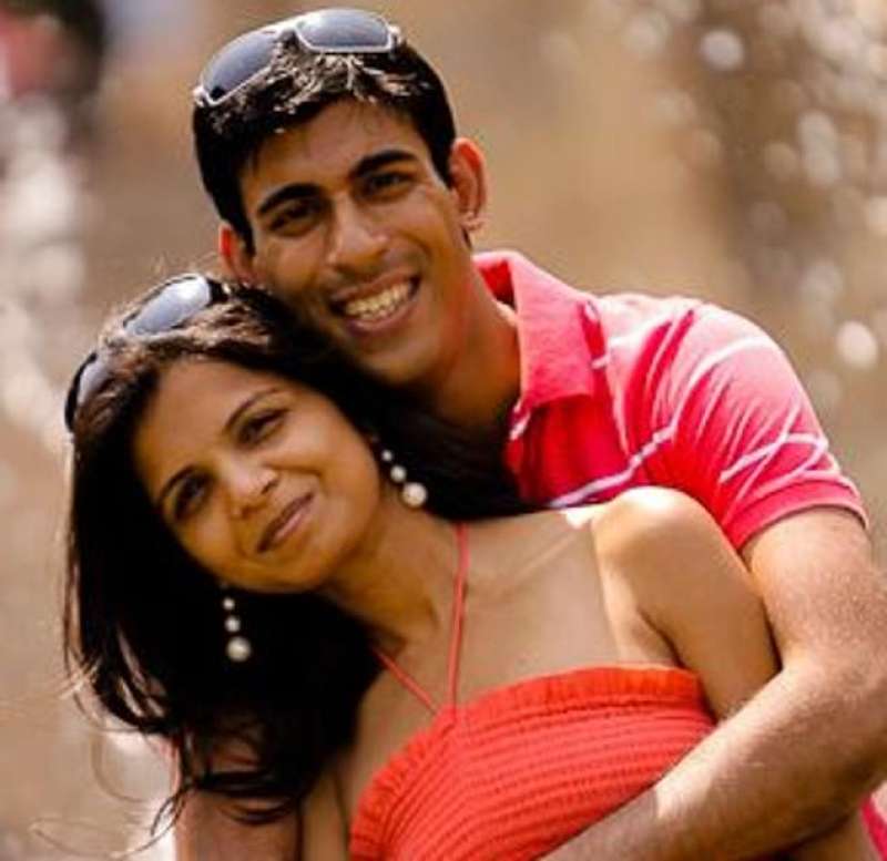 rishi sunak e la moglie akshata murthy
