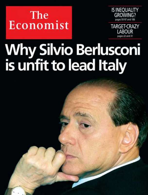 why silvio berlusconi is unfit to lead italy la copertina di the economist