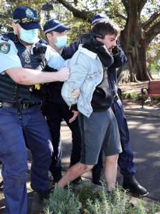 australia proteste contro il lockdown 6