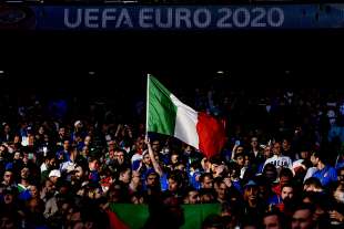esultanza italiana per la finale di euro 2020