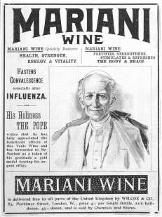 Leone XIII nella pubblicita? del Vin Mariani