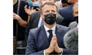 Macron a Lourdes