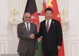 Mohammad Ashraf Ghani e Xi Jinping