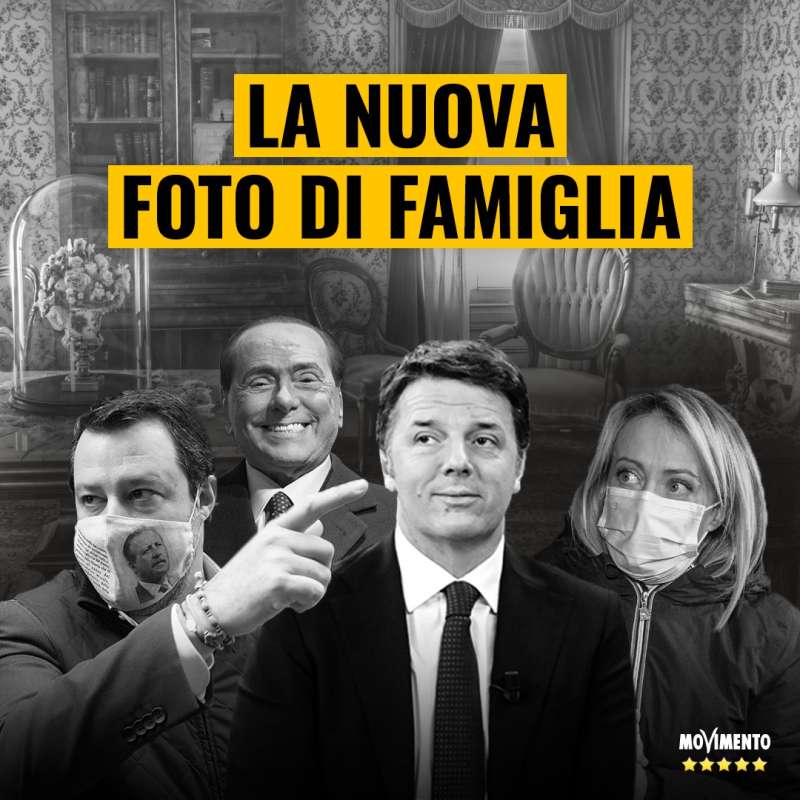 salvini renzi meloni Berlusconi