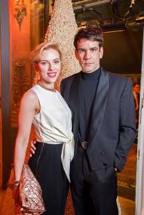 Scarlett Johansson e il secondo marito Romain Dauriac