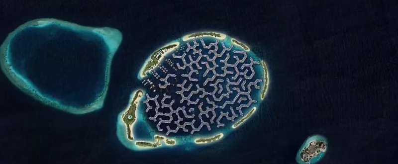 città galleggiante alla maldive 4