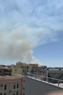 incendio alla Pisana a Roma 5
