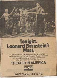Leonard Bernstein dirige Mass - 1971