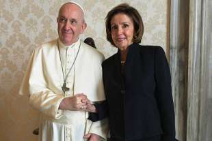 Papa Francesco e Nancy Pelosi