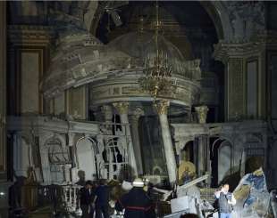 cattedrale della trasfigurazione di odessa distrutta 2