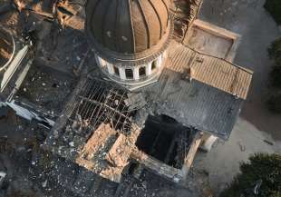cattedrale della trasfigurazione di odessa distrutta 3