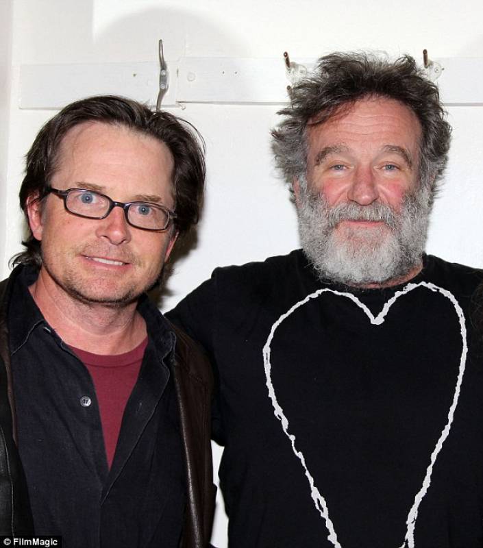 Michael J. Fox and Robin Williams