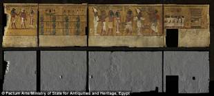 scan ad alta risoluione della tomba di tutankhamon