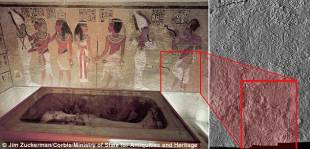scansione della tomba di tutankhamon