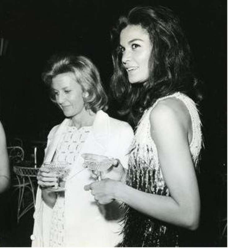 1969 Marina Cicogna e Florinda Bolkan