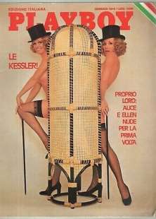gemelle kessler sulla copertina di playboy