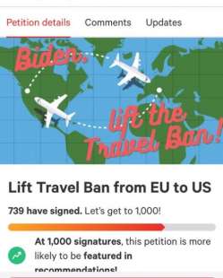 bring us home petizione per l'abolizione del travel ban
