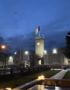 la vera immagine del palazzo presidenziale di kabul