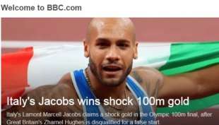 la vittoria di marcell jacobs nei 100 m bbc