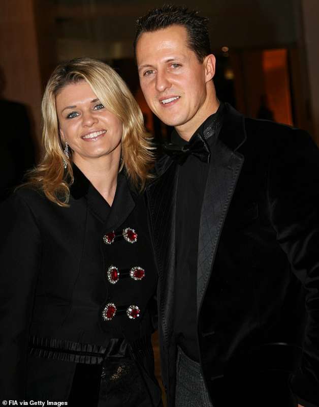 Michael Schumacher con la moglie Corinna