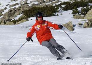 Michael Schumacher sugli sci 2