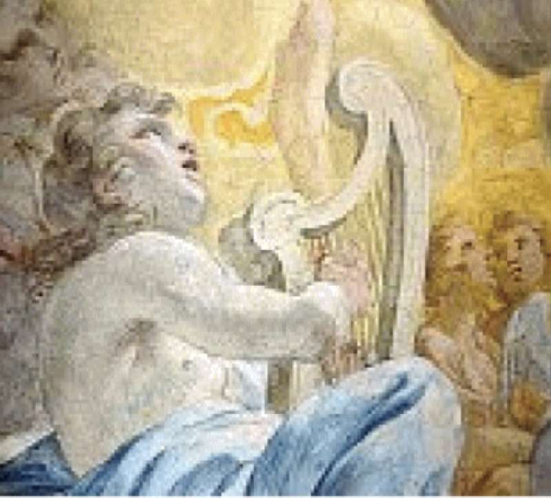 particolare del dipinto di guido ubaldo abbatini cappella cornaro