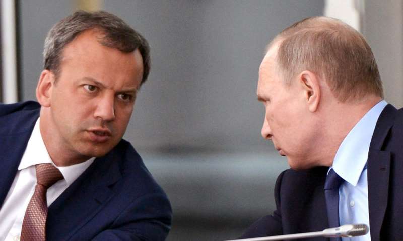 Arkady Dvorkovich e Vladimir Putin