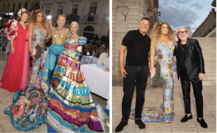 Dolce & Gabbana a Siracusa con Sharon Stone, Helen Mirren Drew Barrymore, Mariah Carey