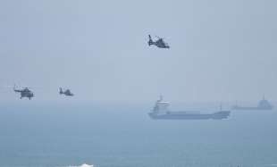esercitazioni militari cinesi sullo stretto di taiwan 1