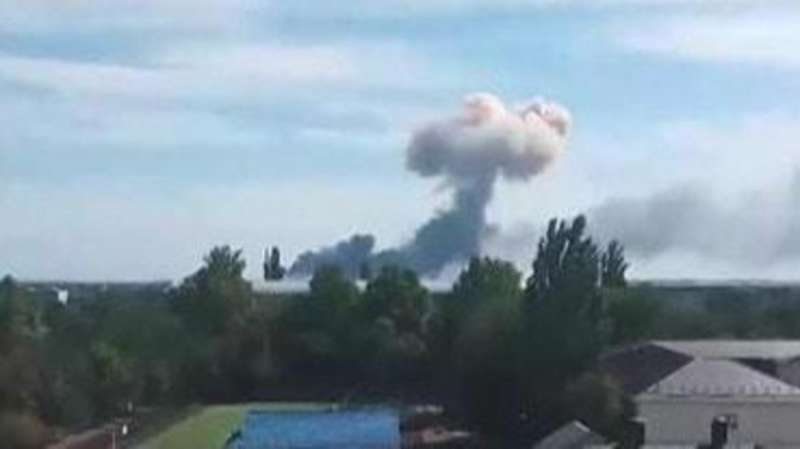 esplosione base Novofedorovka crimea 3