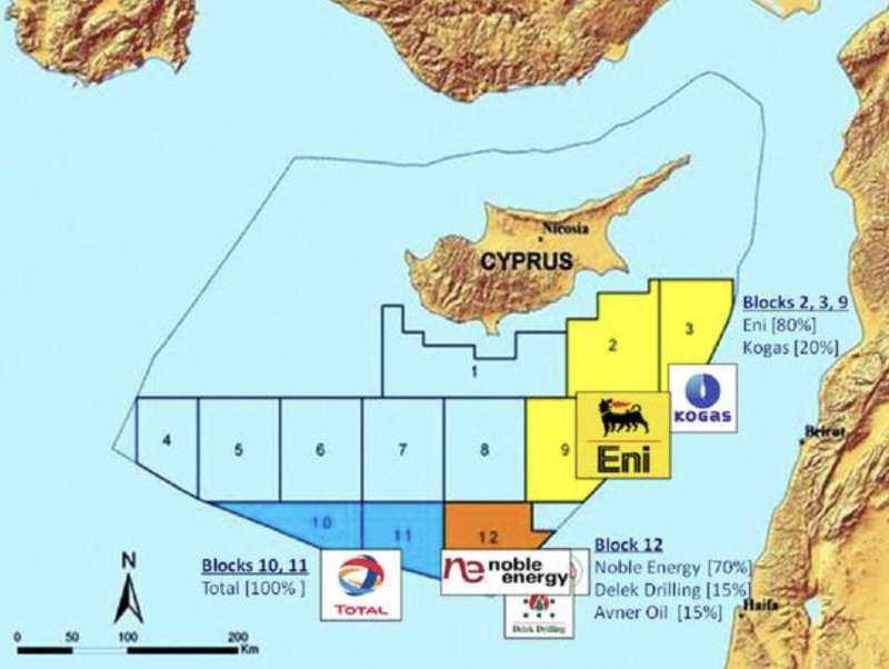 giacimenti gas cipro