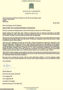 la lettera dei deputati inglesi che si lamentano dell account tiktok del parlamento britannico