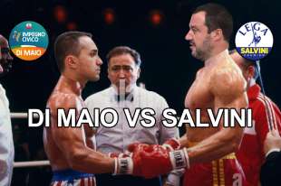 LUIGI DI MAIO VS MATTEO SALVINI SUL RING