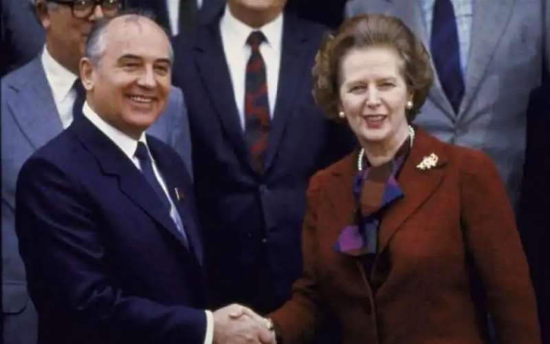 Mikhail Gorbaciov Margaret Thatcher