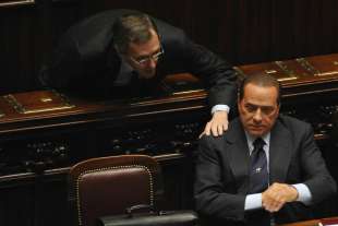 Niccolò Ghedini e Silvio Berlusconi